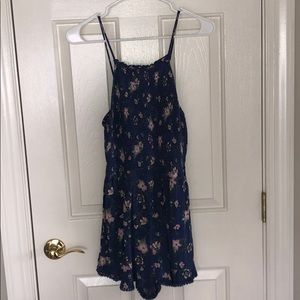 American Eagle Outfitters Other - American Eagle Blue Hawaiian Flower romper American Eagle Outfitters Other - American Eagle Blue Hawaiian Flower romper